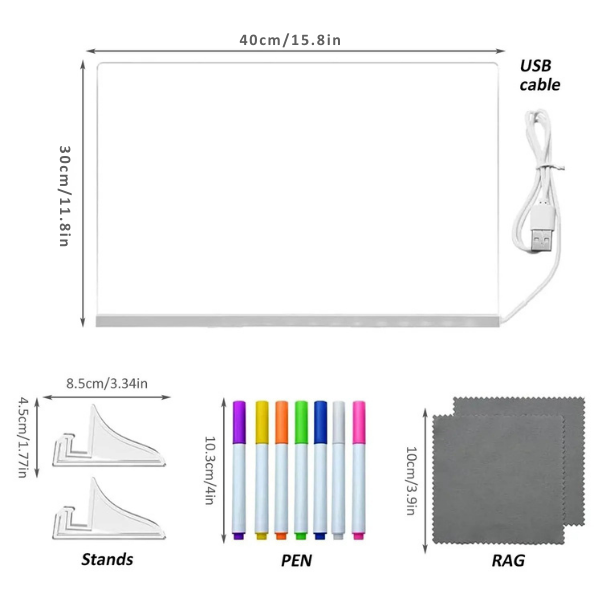 XL GlowSketch™ LED Drawing Light Board