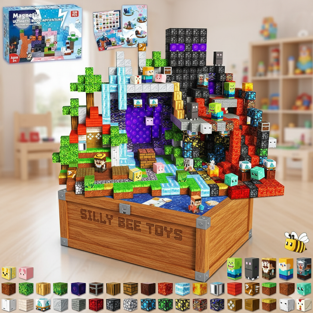 Magnetic Building Blocks Adventure Set