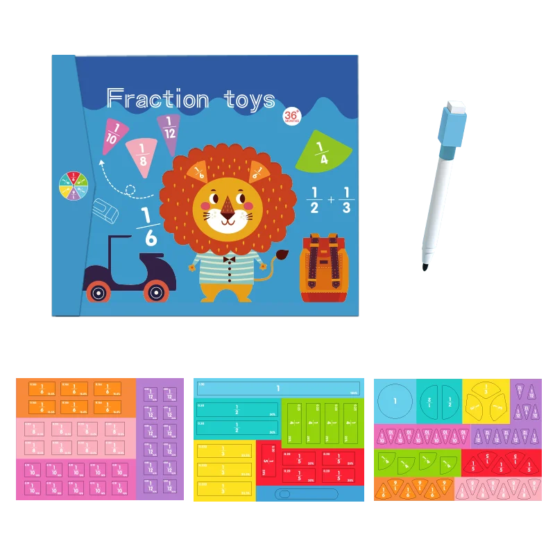 Magnetic Fraction Puzzle Play