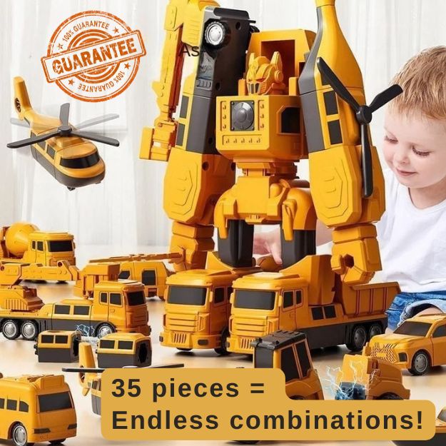 Magnetic Truck and Robot Set