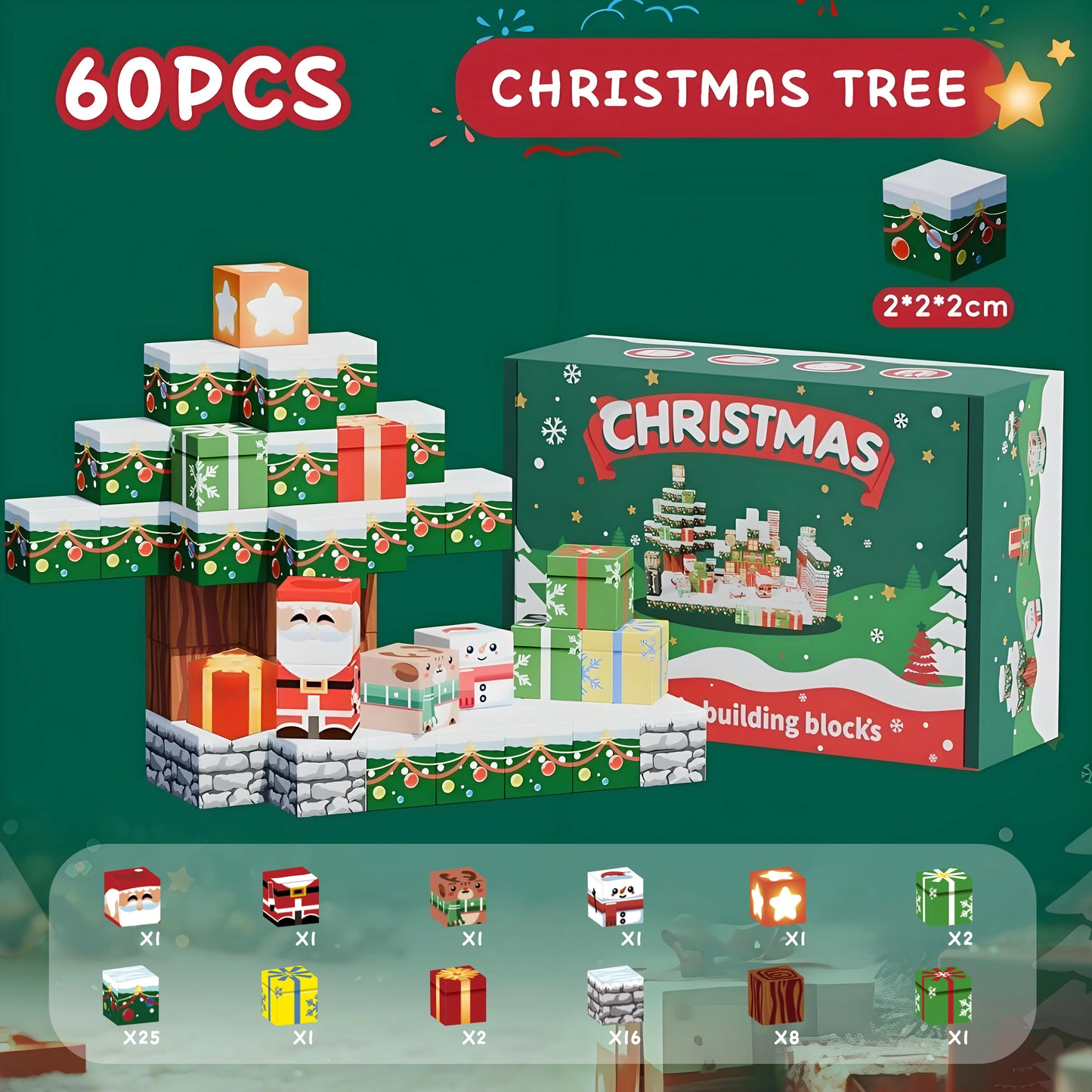 Holiday Edition - Magnetic Building Block Fun!