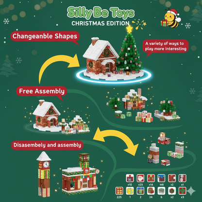 Holiday Edition - Magnetic Building Block Fun!