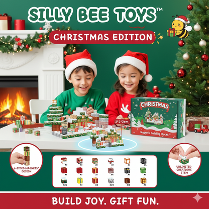 Holiday Edition - Magnetic Building Block Fun!