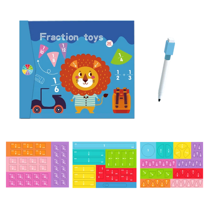 Magnetic Fraction Puzzle Play