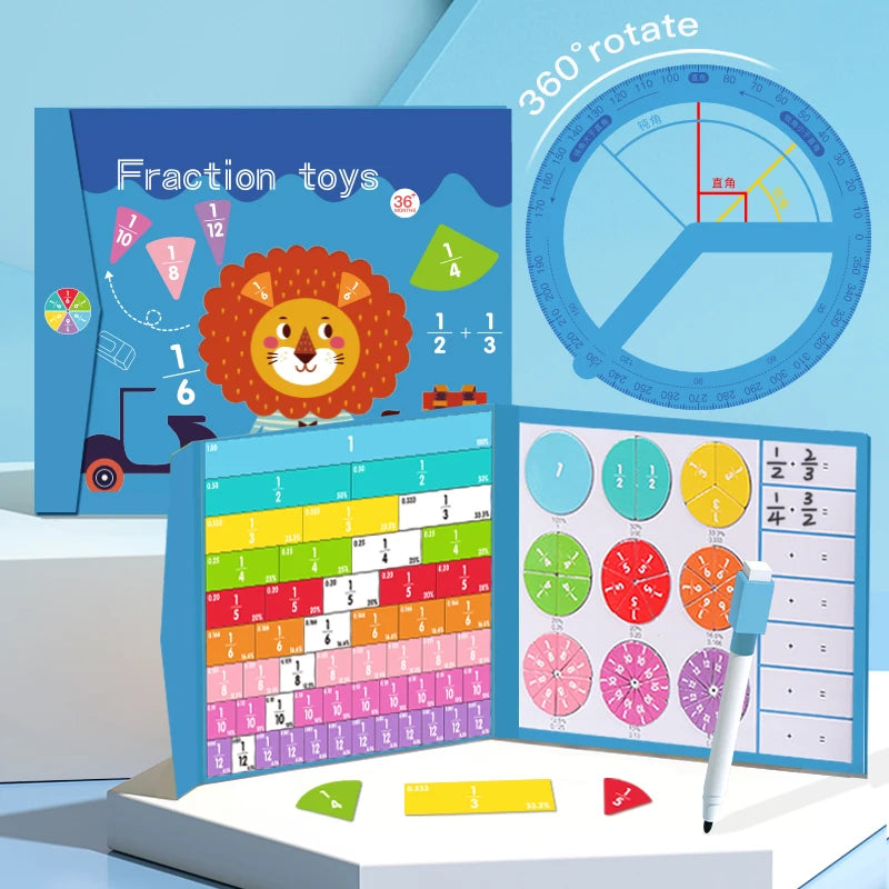 Magnetic Fraction Puzzle Play