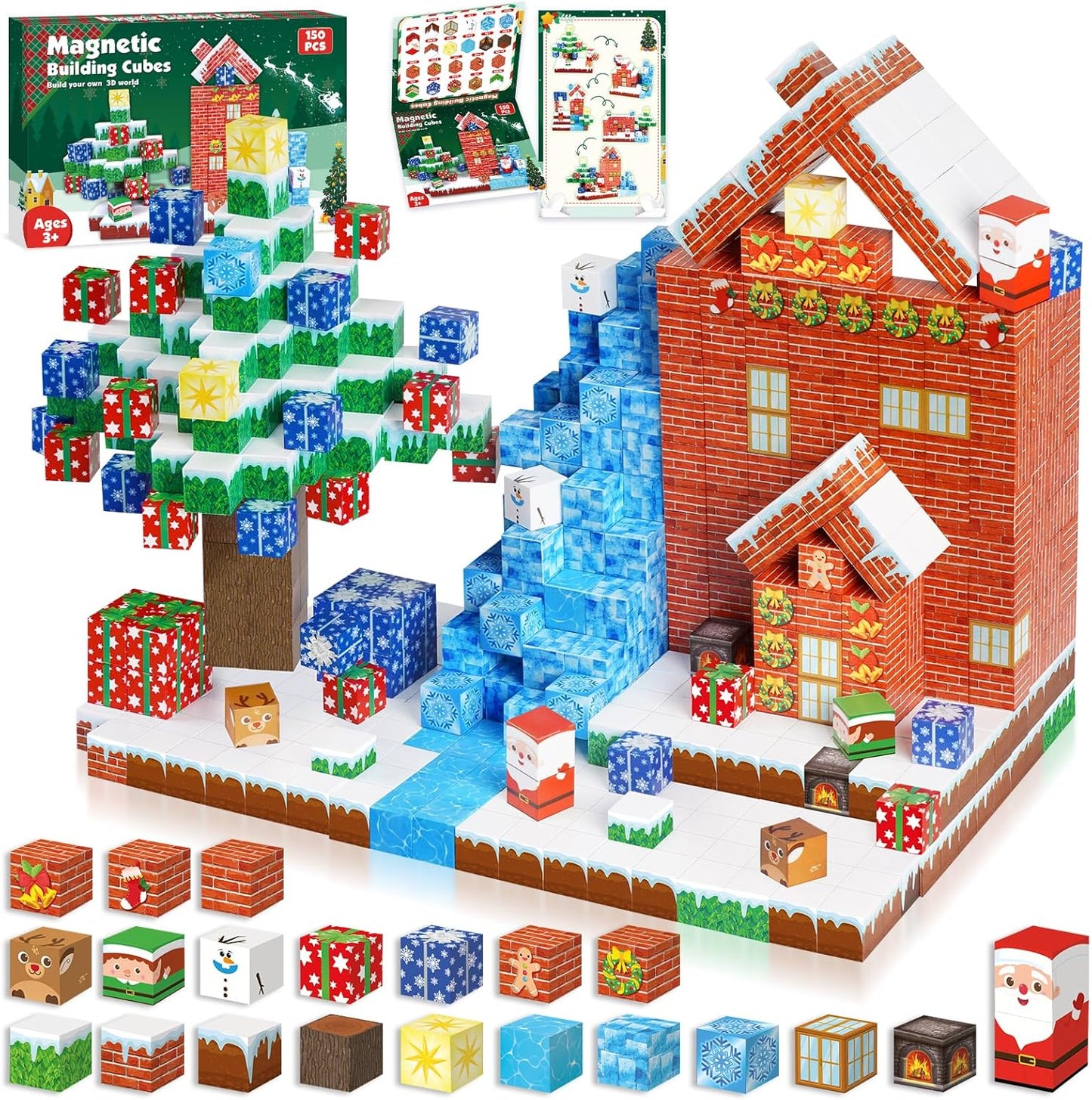 Holiday Edition - Magnetic Building Block Fun!