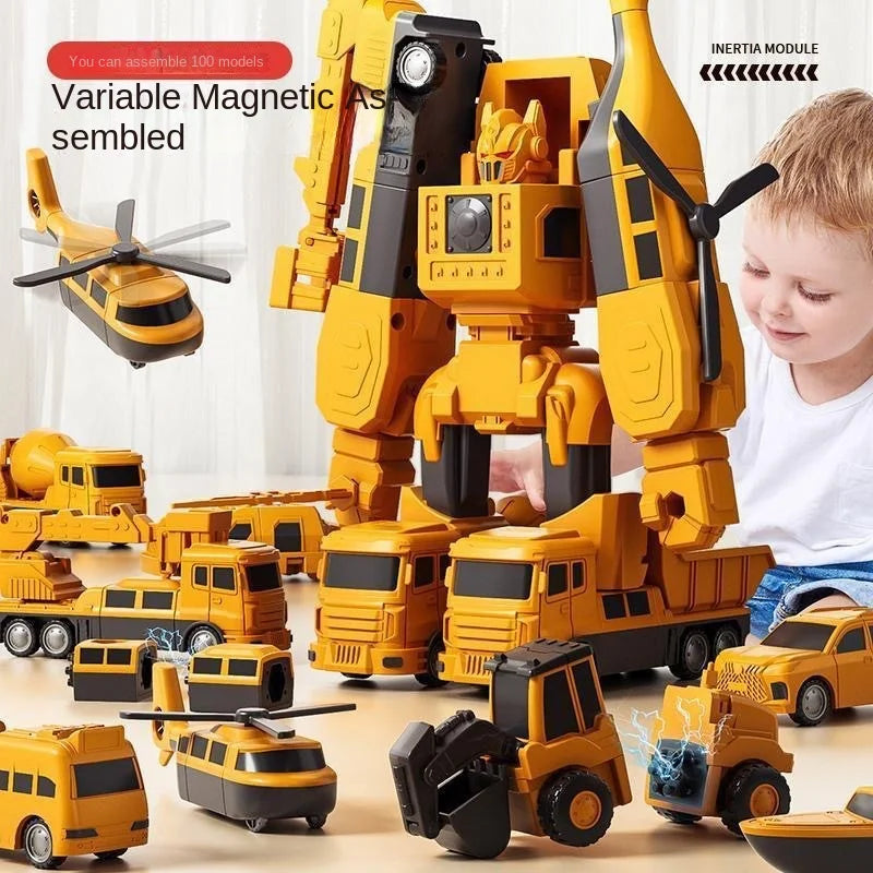 MagBot™ Transforming Car and Robot Set