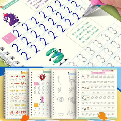 MagGroove™ Reusable Tracing Book Set - 4 books included!