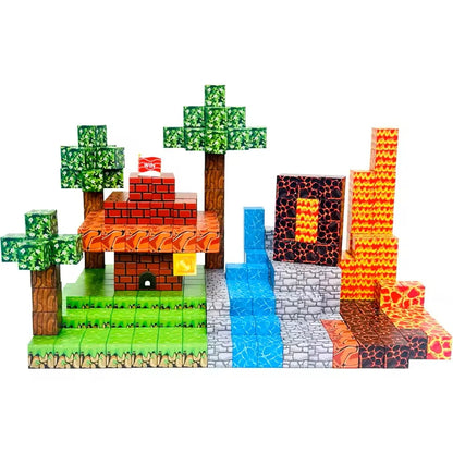 Magnetic Building Blocks Set - 100pc/200pc/500pc sets!