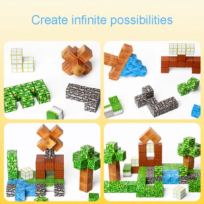 Magnetic Building Blocks Set - 100pc/200pc/500pc sets!