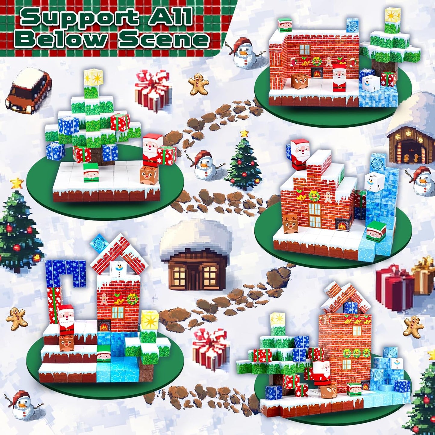 Holiday Edition - Magnetic Building Block Fun!