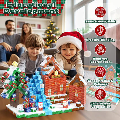 Holiday Edition - Magnetic Building Block Fun!