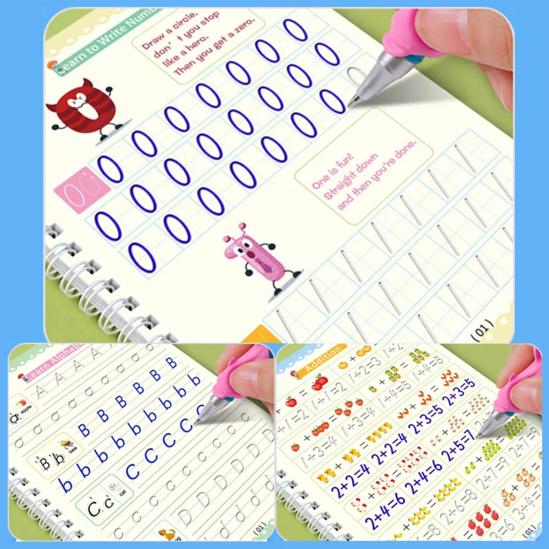 MagGroove™ Reusable Tracing Book Set - 4 books included!