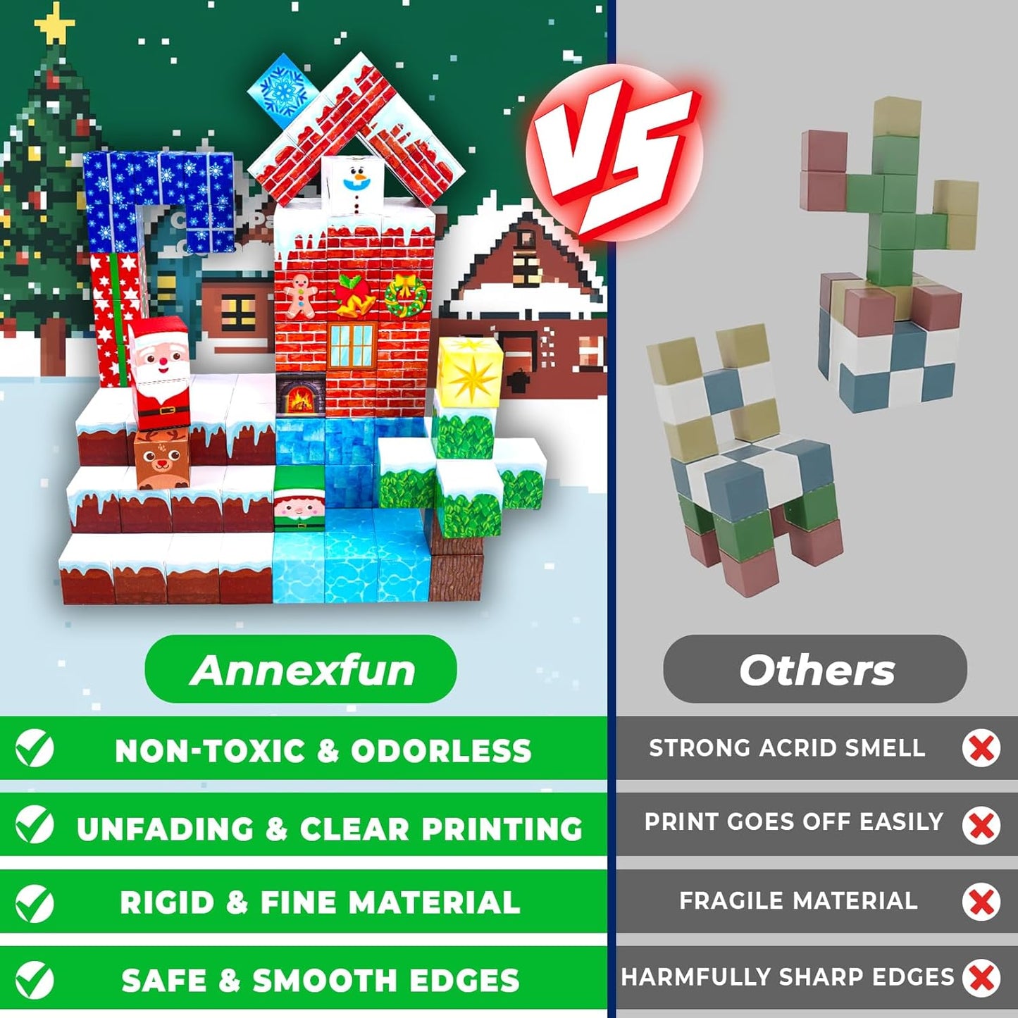 Holiday Edition - Magnetic Building Block Fun!
