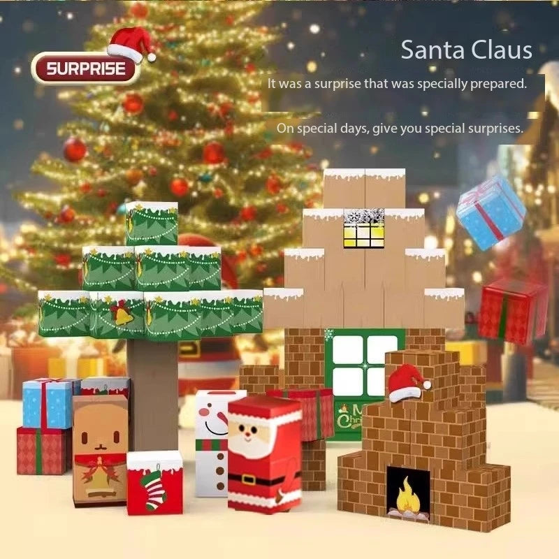 Holiday Christmas Magnetic Building Blocks Set