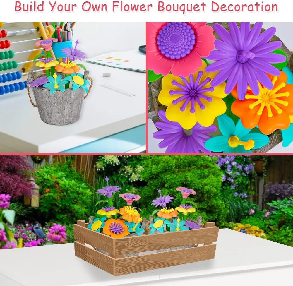 GardenGrow™ Flower Garden Play Set - 144 pieces!