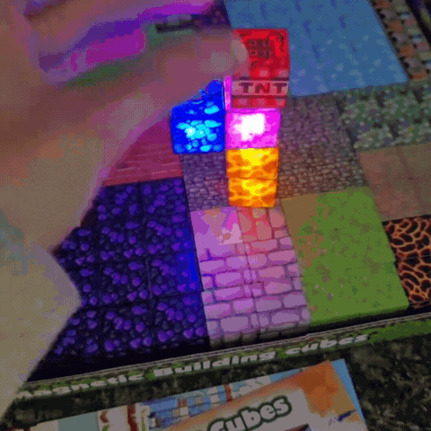 Magnetic Light-Up Cubes - perfect addition to any Adventure Set